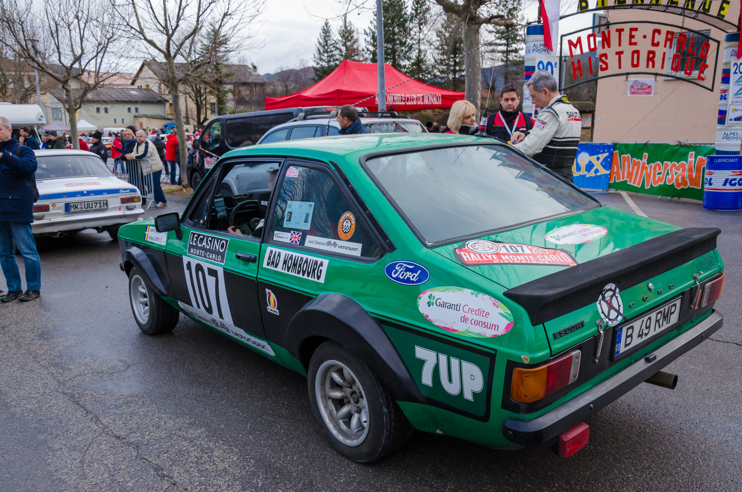 Echipaje românești Just Classics Motorsport au ajuns în zona de regrupare Saint-Andre-les Alpes, RMCH 2017