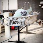 LGM 1 - Restaurarea unui Easter: reconstrucția carenajului din fibră